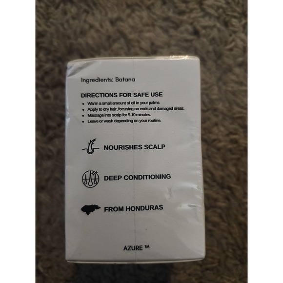 Azure 100% Pure Batana Oil, Honduran Miracle Hair Oil, 4oz (NEW & SEALED) - Picture 4 of 6